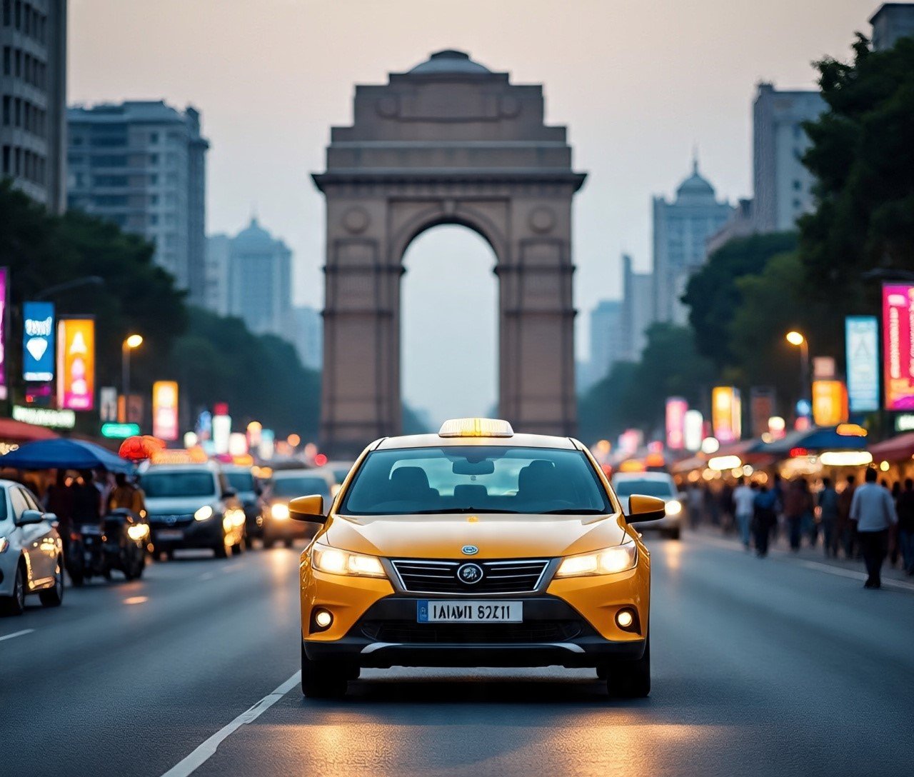 Dehradun to Delhi highway taxi route